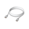 patchcord unifi etherlighting™ de 2m metros, hasta 2.5g / soporta hasta poe+++ / conector rj45 transparente para mejores efectos de luz con switches usw pro max