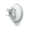 radio backhaul uisp airfiber 60 xr para ptp en 60 ghz, hasta 5.4 gbps, radio redundante en 5 ghz, sfp+ 10g, con gps y bluetooth, hasta 15 km
