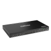 matriz hdmi 8x8 | 4k@60hz 4:4:4 | 8 salidas hdmi + 8 cat | extensión hasta 70 m | audio hd | control ir/lan/rs 232/web gui