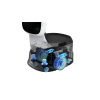 robot de entrega automatizado / Área de cobertura máxima 200*200㎡ / velocidad de movimiento ajustable 0.1~1.0 m/s / colaboración multi robot hasta 20 robots / batería de ion de litio ternaria / pantalla de publicidad 18.5 pul