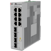 switch industrial ekit / 8 puertos gigabit + 2 sfp + 2 sfp+ / montaje en riel din / fuente redundante 1+1 : 9.6 a 50 vcd / libre de licenciamiento / gestión gratuita desde la nube