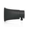 unifi protect ai horn speaker, altavoz ip 120 db, poe+, alerta ai avanzada, montaje pared, esquina y poste, ip66, color negro