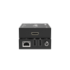 extensor hdmi | soporta kvm | transmisión hasta 100 m | cable cat6 | 1080p@60hz | copia edid automática | sin compresión ni retraso | poc