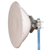 antena parabólica 4 ft para radio b11 y af11, ganancia de 40.5 ± 1 dbi, conector guía de onda, alto aislamiento al ruido en enlaces vecinos, 10 12 ghz, montaje de acero inoxidable incluido