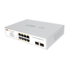 switch administrable poe / 8 puertos poe af/at gigabit / 2 x sfp gigabit / administración cloud gratuita / presupuesto 120 w