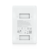 adaptador poe+ 2.5g / hasta 30 w / 48v 0.65a / (2) puertos rj45 multigigabit 2.5g / salida poe+ / led indicador / ideal para aps unifi wifi 7 / / protección contra sobretensiones