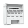 enterprise access hub/concentrador de acceso empresarial con control de entrada y salida de hasta 8 puertas y soporte de respaldo de batería