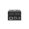 extensor hdmi | soporta kvm | transmisión hasta 100 m | cable cat6 | 1080p@60hz | copia edid automática | sin compresión ni retraso | poc