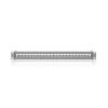 uacc rack patch panel blank 24 puertos – panel patch keystone 1u con barra de gestión de cables y estética uniforme