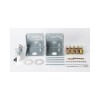 antena direccional de alto rendimiento/ parábola profunda para mayor aislamiento al ruido / 29 dbi / 4.9 6.4 ghz / conector de guía de onda para radios b5x y c5x / fácil montaje y soporte de acero inoxidable / radomo incluido