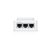 centro de control de acceso compacto ubiquiti unifi / terminal de bloqueo 12v / entradas adicionales sensor y botón / alimentación poe++ / conexión para dos lectores o cámaras / uso interior