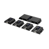 kit divisor y extensor hdmi (extender splitter) | divide 1 fuente hdmi a 4 pantallas | extiende la señal hdmi hasta 120 m | resolución 4kx2k @ 60 hz | cat 6/6a | uso 24/7 | longitud del cable autoajustable