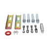 kit completo barrera izquierda xbf con corona led / brazo de 3m / incluye sensor de masa, transformador, lazo magnético, ancla, fotoceldas y 2 controles inalámbricos