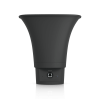 unifi protect ai horn speaker, altavoz ip 120 db, poe+, alerta ai avanzada, montaje pared, esquina y poste, ip66, color negro