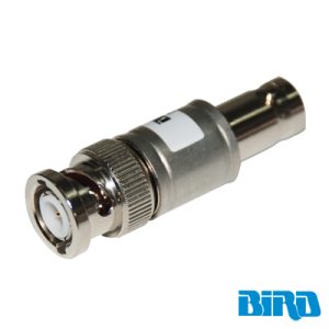 atenuador en línea de 20 db, 2 watt máx., cd 4 ghz, conectores bnc macho hembra.