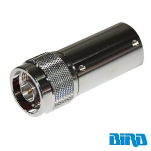 carga fantasma terminal de 5 w, impedancia de 50 ohm y conector n macho.