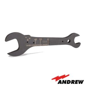 llave multifuncional para preparación de cable heliax de 1/2" y 7/8". todo en uno.