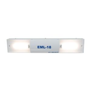 lámpara fluorescente de respaldo 18 w con cargador inteligente.