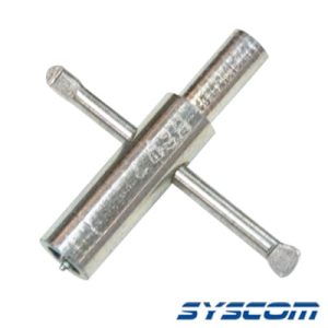 llave de tubo para desatornillar opresores en radios portátiles kenwood.