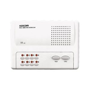sistema de intercomunicador manos libres para 8 extensiónes