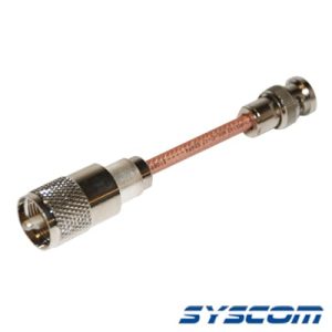 cable rg142, con conectores bnc macho /uhf (pl 259) macho.