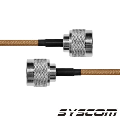 cable coaxial rg 142/u de 60 cm. para 50 ohm, con conectores n macho a n macho. cable coaxial rg 142/u de 60 cm. para 50 ohm, con conectores n macho a n macho.