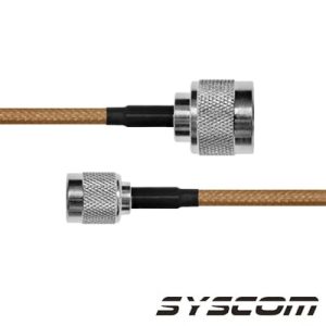 cable rg142, con conectores n macho/tnc macho inverso.