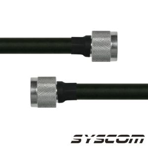 cable coaxial rg 214/u (180 cm), 50 ohm, 0.425", cd 4 ghz, con conectores n macho a n macho.
