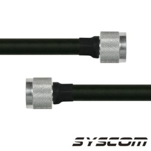 cable rf400, con conductores n macho en ambos extremos.