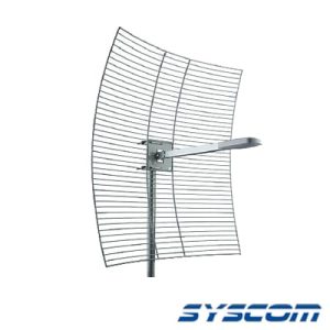 antena base direccional, rango de frecuencia 2400 2483 mhz, 24 dbi de ganancia.