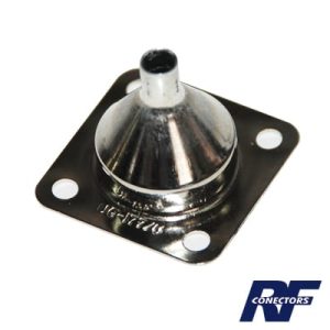 campana para montaje de cable en conectores de chasis con 4 perforaciones a 18 mm.