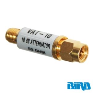 atenuador en línea de 10 db, 1 w, conectores sma macho hembra, cd 6 ghz.