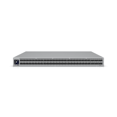 unifi switch enterprise campus aggregation, capa 3, 48 puertos etherlighting sfp28 de 25g, 6 puertos qsfp28 de 100g, 5 abanicos, ruteo dinámico bgp, doble fuente redundante, alta disponibilidad, enlace multichasis (mc lag) unifi switch enterprise campus aggregation, capa 3, 48 puertos etherlighting sfp28 de 25g, 6 puertos qsfp28 de 100g, 5 abanicos, ruteo dinámico bgp, doble fuente redundante, alta disponibilidad, enlace multichasis (mc lag)