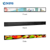 display electrónico de estantes 23.1 pulgadas zkl231 / lcd estirado 1920x158 / android 4.4.2 / brillo 400 nits / wi fi dual band / microusb y type c / consumo máximo 45w / certificaciones internacionales