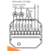 termostato con tecnología inalámbrica zigbee 4pipe v fancoil / 110 120vca