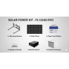 kit solar de 14 w con poe pasivo 24 vcc para un radio de ubiquiti airmax o cambium epmp
