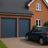 puerta d / garage d / alta calidad / linea central / color gris / acabdo deluxe / 12x8 pies / aislada / estilo americana.