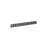 panel de parcheo modular mini com (sin conectores), plano, blindado, alta densidad, de 48 puertos, 1ur