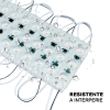 módulo led resistente a intemperie / 4500 lúmenes / 110v / luz cálida 2 700 k / hasta 20 módulos en serie / no requiere transformador.