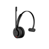 diadema inalámbrica dect/bluetooth con micrófono rotable /audio hd/ cancelación ia/ incluye base de carga