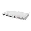 switch de red mikrotik crs418 8p 8g 2s+rm / 17 puertos gigabit ethernet / 8 puertos poe out 802.3af/at / 2 puertos sfp+ 10g / cpu quad core 2.2 ghz arm / routeros v7 / l3 hw offloading / alimentación dual redundante / usb 3.0