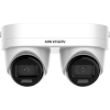 panovu series / lente dual de 4 megapixel / 2 lentes fijos de 2.8 mm / recomendado para pasillos o esquinas / ip67 / ik10 / poe / wdr 120 db / 10 mts ir / entrada y salida de audio y alarma / microsd