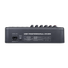 consola de mezcla analógica ds qapmcr8 a | 8 canales | 6 entradas mic/línea | 12 salidas | dsp efectos | usb media | bluetooth | montaje en rack