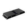 kit divisor y extensor hdmi (extender splitter) | divide 1 fuente hdmi a 4 pantallas | extiende la señal hdmi hasta 120 m | resolución 4kx2k @ 60 hz | cat 6/6a | uso 24/7 | longitud del cable autoajustable