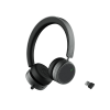 auricular inalámbrico linkvil dh50 b con bluetooth 5.4 y micrófono retráctil con cancelación de ruido