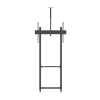 montaje de piso móvil para pantallas de 65 in a 100 in | vesa 100 x 100 hasta 1000 x 600 | carga maxima soportada 120kg| fabricado en aluminio y acero