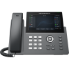 teléfono ip wi fi, grado operador, 12 líneas sip con 6 cuentas, pantalla táctil 7", puertos gigabit, bluetooth, poe, codec opus, ipv4/ipv6 con gestión en la nube gdms