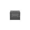 gabinete panzone de montaje en pared, de 19in, puerta con ventana de seguridad, 9 ur, 635mm de profundidad, color negro