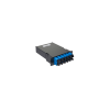 placa acopladora de fibra Óptica fap, con 12 pigtails y 6 conectores sc duplex (12 fibras), para fibra monomodo os1/os2, color azul