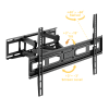 montaje de pared universal articulado para monitores de 37 a 80" | carga máxima 40 kg | vesa 100 x 100 a 600 x 400| fabricado en acero